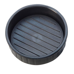 Cuisinart 3-in-1 Burger Press side view with patties