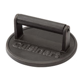 Cuisinart 6.5-inch cast iron burger press front view