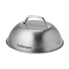 Cuisinart 9" Melting Dome front view made of stainless steel