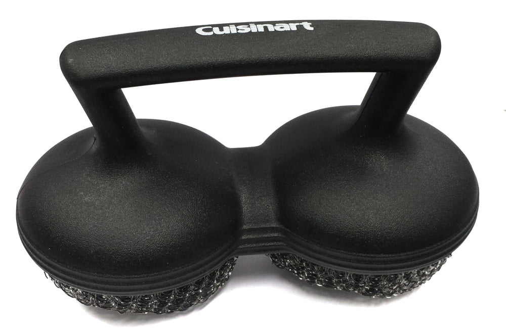 Cuisinart Power Scour Grill Brush with stainless steel pads front view