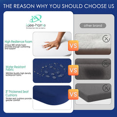 Cushion with hidden zipper for easy cleaning