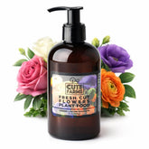 Cute Farms Fresh Cut Flower Food 8 oz bottle front view