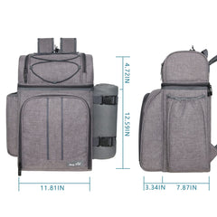 Cutlery set included with Hap Tim Picnic Basket Backpack