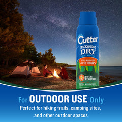 Cutter Backwoods Dry Insect Repellent 4 Oz side view