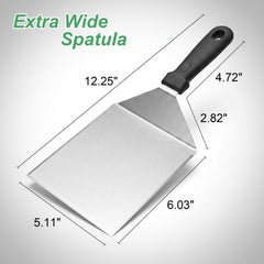 Cuttte Smash Burger Spatula showing beveled edges