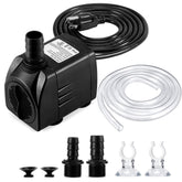 CWKJTOP 400GPH submersible fountain pump with tubing