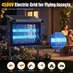 CXBER Solar Bug Zapper in use on a patio