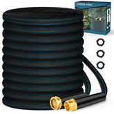 CXEZSIK 100ft lightweight garden hose in Black Lake Blue