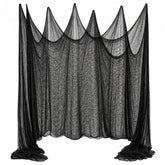 Cyantor Halloween Creepy Cloth black fabric front view