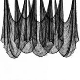 Cyantor Halloween Creepy Cloth in black, 80x160 inches front view