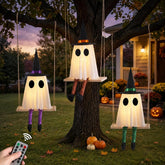 CYSKXYI Halloween Hanging Ghost Decor set of 3 with LED lights