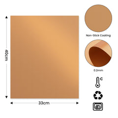 Dailyart Copper Grill Mat on a barbecue grill