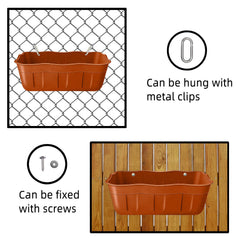 DallerSoode Hanging Chicken Feeder showing wave-shaped design