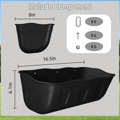 DallerSoode Hanging Goat Feeder showing clips for easy installation