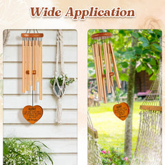 Damaigiift Aunt Wind Chime close-up of hanging hooks