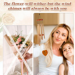 Damaigiift Aunt Wind Chime hanging in garden