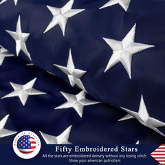 DANF FLAG 6x10 FT American Flag showcasing vibrant colours