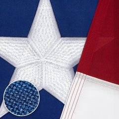 DANF FLAG Texas Flag 3x5 Ft front view with vibrant colours