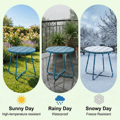 danpinera Outdoor Side Table displayed on a patio