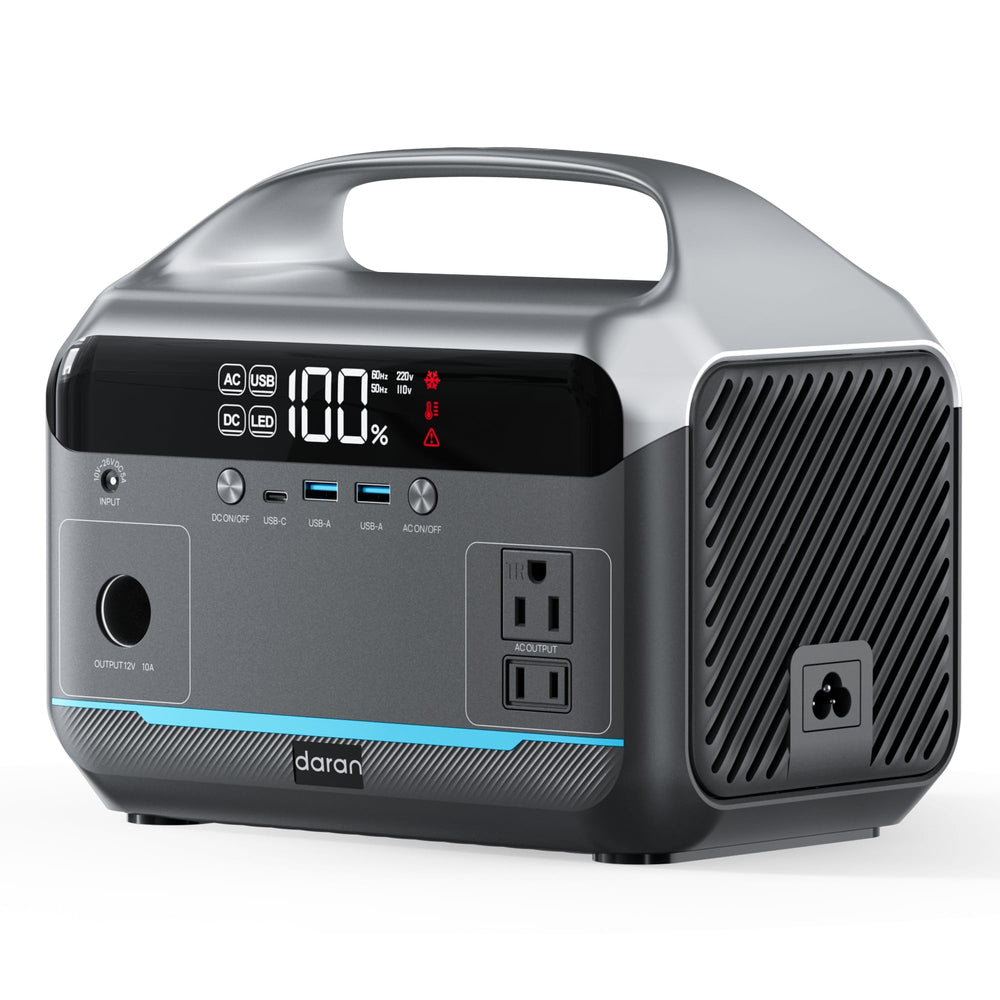 DaranEner Portable Power Station 600W front view