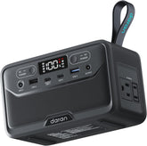 DaranEner Portable Power Station front view with charging ports