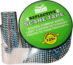 De-Bird Scare Tape 125 Ft holographic ribbon roll
