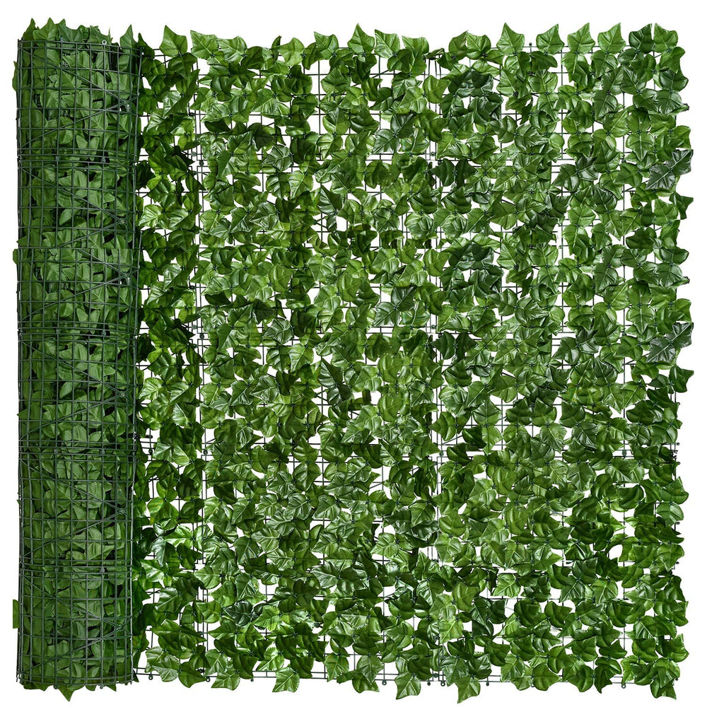 DearHouse Artificial Ivy Privacy Fence front view