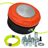 Deeploving Universal Weed Eater Head front view with orange colour