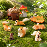 Delighture Fairy Garden Accessories Set with 9 resin figures