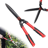 DEROFIT Hedge Shears 21 inch front view with high-carbon steel blades