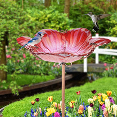 Detachable glass bowl of DREAM GARDEN Bird Bath