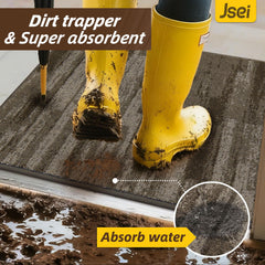 Detailed pattern of JSEI Dirt Trapper Door Mat