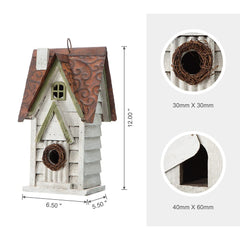 Detailed view of Glitzhome Bird House metal roof reinforcement