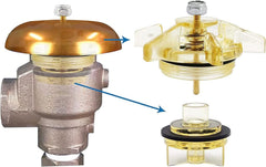 Detailed view of the bonnet included in the Febco kit