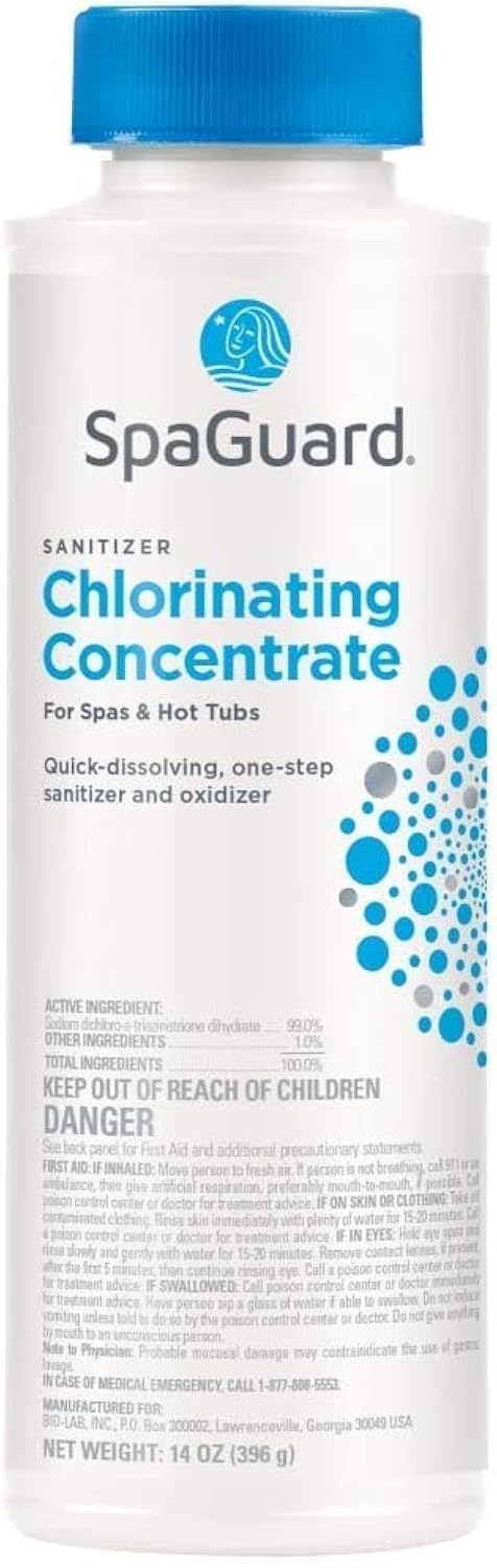 Detailing Connect SpaGuard Chlorinating Concentrate 14 oz front view