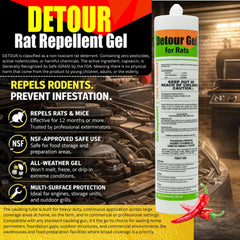 DETOUR Gel Rat Repellent in outdoor setting