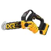 DEWALT 20V MAX 8 inch Brushless Cordless Pruning Chainsaw front view