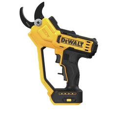 DEWALT 20V MAX Pruning Shears in action cutting a branch
