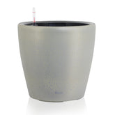 Dexceder 15x14 self watering planter with wheels in grey gold