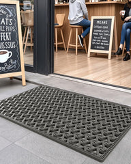 DEXI doormat showing non-slip backing