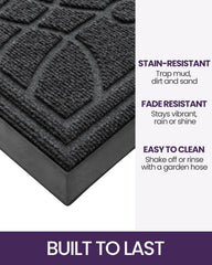 DEXI Front Door Mat placed at an entrance