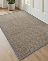 DEXI Ultra Thin Indoor Door Mat 32x48 grey front view