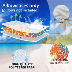 DFXSZ pillow cover with hidden zipper detail
