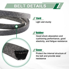 DHLPTX V-Belt 07200718 installed on Ariens mower