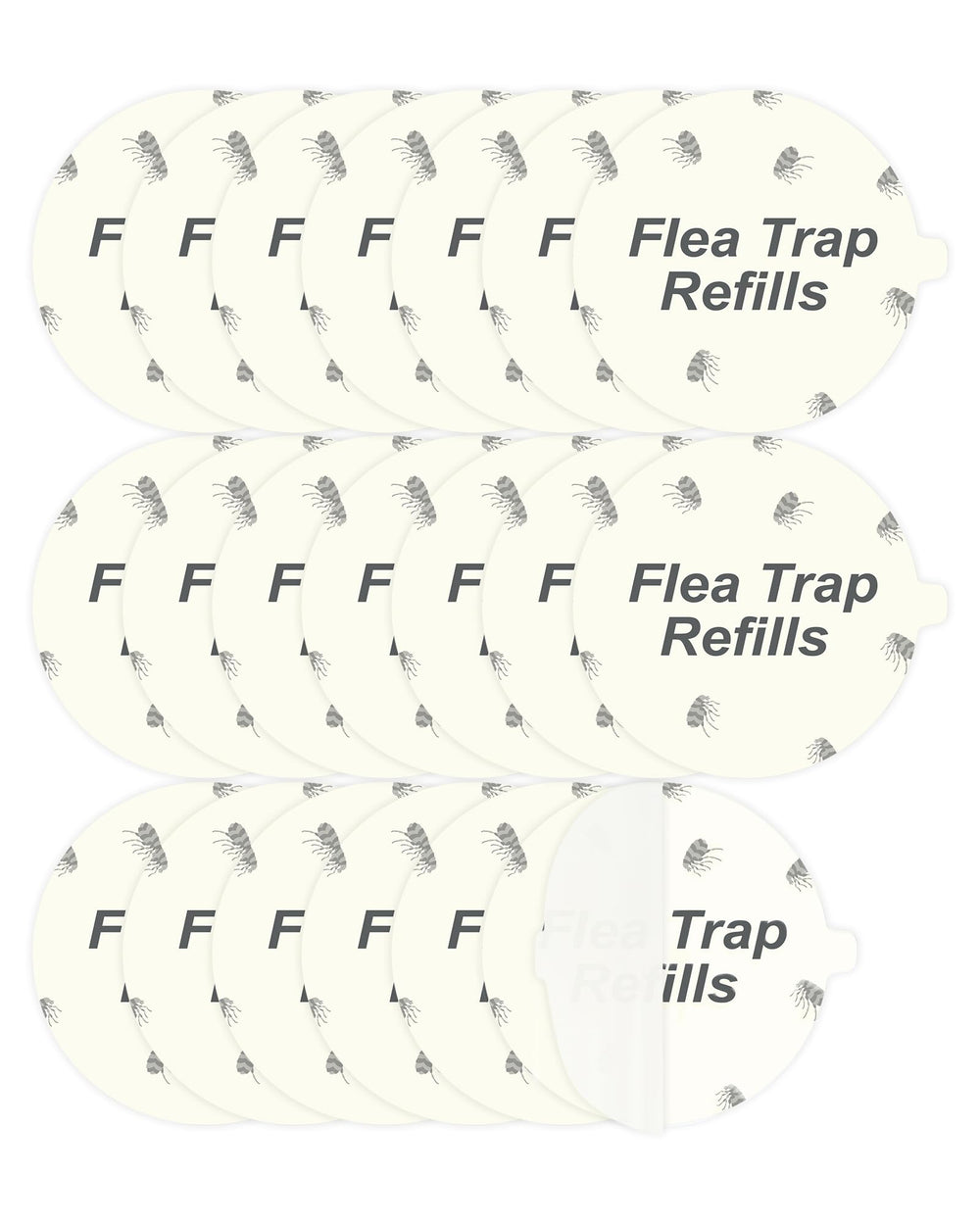 Dichroma Flea Trap Sticky Pads Refills 20 Pack front view