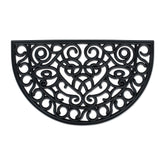 DII Iron Heart Rubber Doormat front view