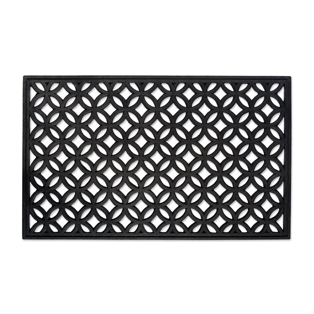DII Rubber Doormat Lattice design front view
