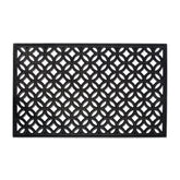 DII Rubber Doormat Lattice design front view
