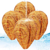 diimoy 4 pack of fake wasp nests in orange color