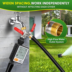DINGBAI Hose Splitter installation with garden hose